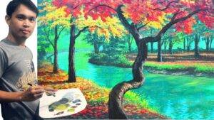 Video Tag: <span>autumn forest painting</span>