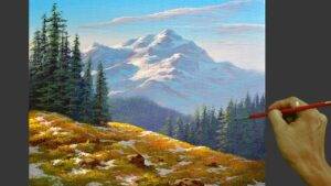 Video Tag: <span>Acrylic Landscape Painting in Time-lapse Melting Snow JMLisondra</span>