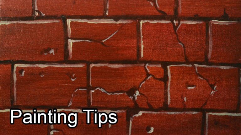 Acrylic Painting Lesson – How to Paint Bricks by JM Lisondra