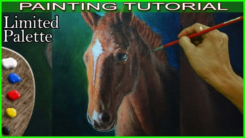 How to Paint Horses: 5 Acrylic Painting Tutorials to Master Equine Art 3 How to Paint Horses: 5 Acrylic Painting Tutorials to Master Equine Art - Tutorial 3