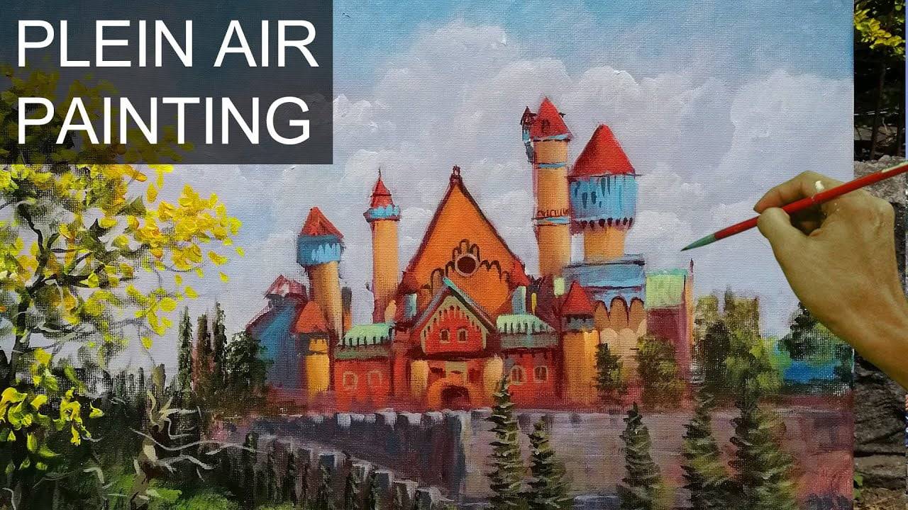 Cinematic Outdoor Painting at Fantasy World the Philippine Disney World