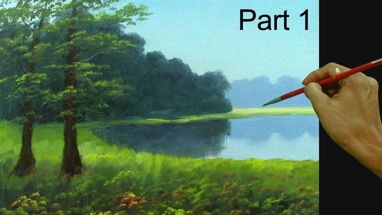 How to Paint Basic Landscape in Acrylic