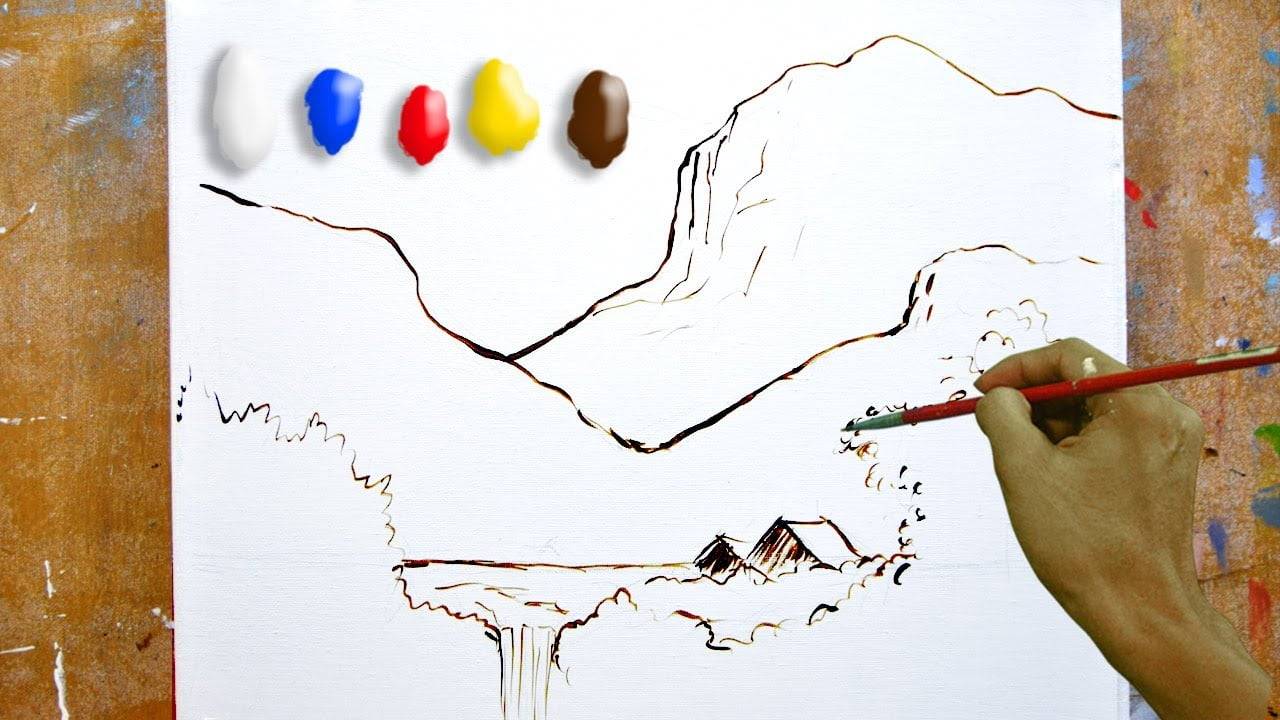 How to Paint Morning Light in Acrylics / Time-lapse / JMLisondra