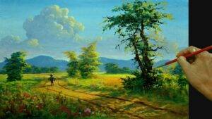 Video Tag: <span>how to paint golden landscape</span>