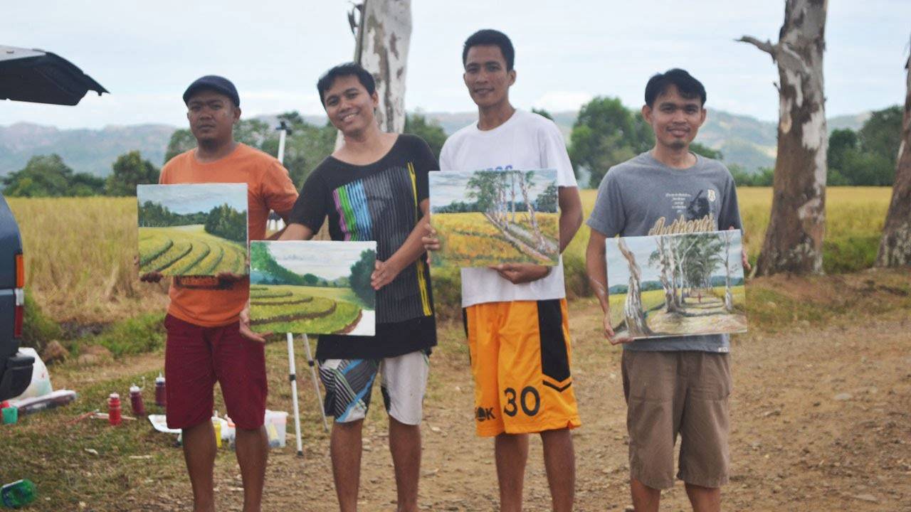 Outdoor Painting with My Friends at Canlaon City by JMLisondra
