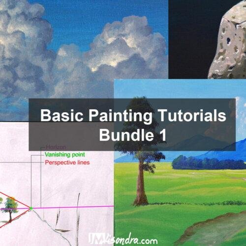 Basic Acrylic Painting Tutorials - Bundle 1