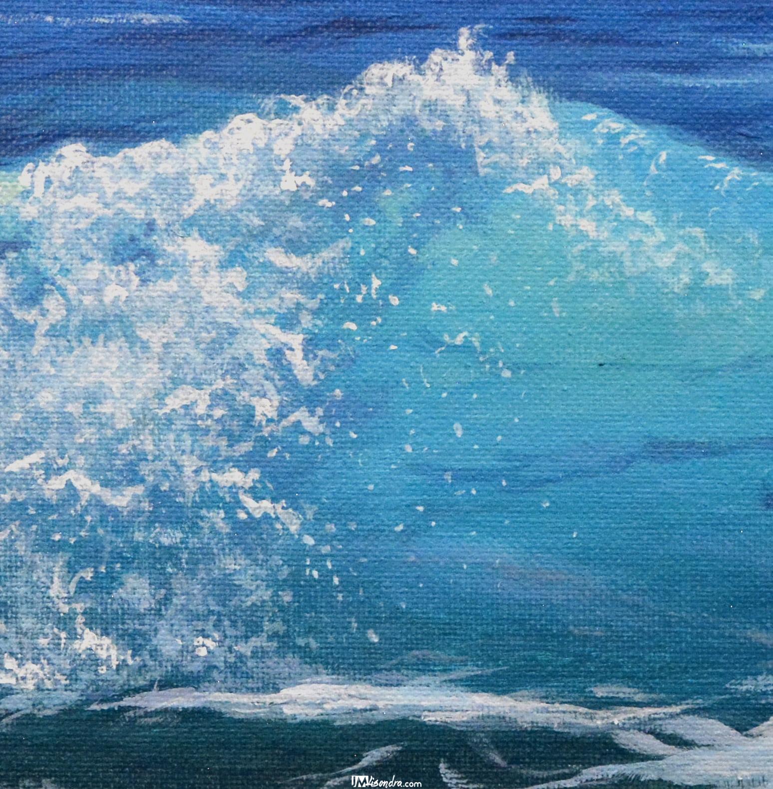Crashing Waves / Acrylic Painting Tutorial / Video 2 Crashing Waves / Acrylic Painting Tutorial / Video - Image 2