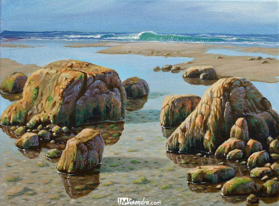 Shallow Beach / Acrylic Painting Tutorial / Video