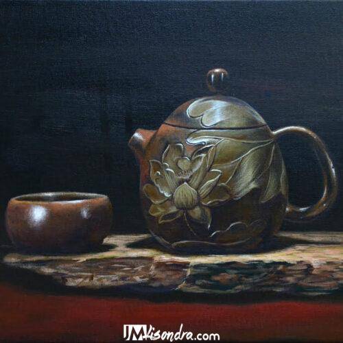 Still Life with Kettle / Acrylic Painting Tutorial / Video