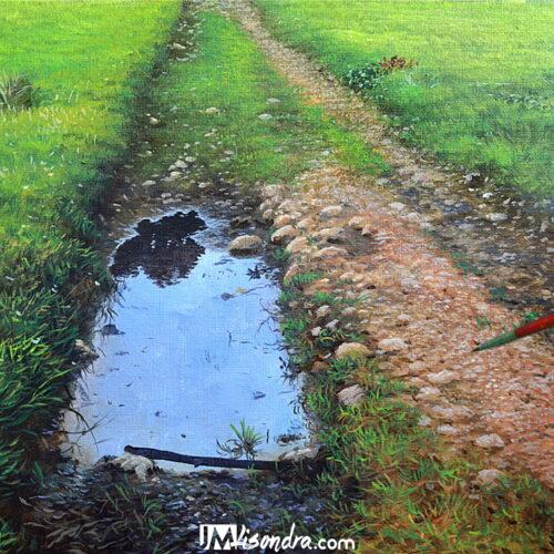 Cart 4 Realistic Rocky Road - Acrylic Painting Tutorial / Video