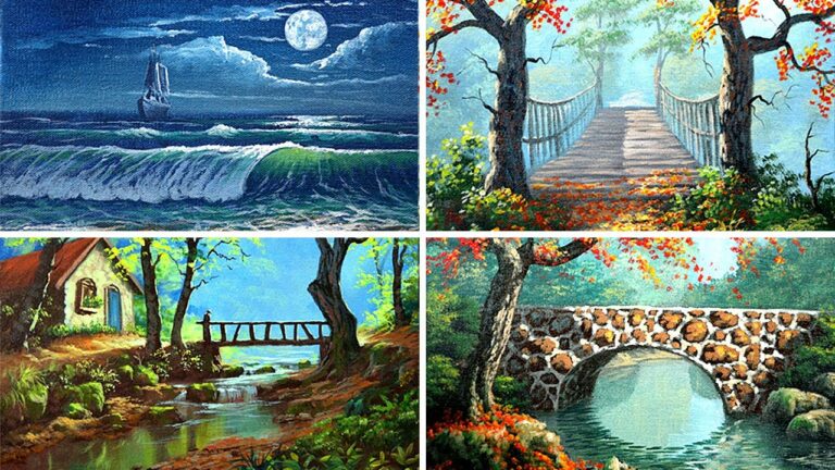 10 EASY Painting ideas for Beginners by JMLisondra