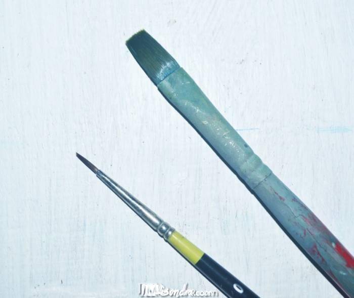 how to paint tree leaves - brushes