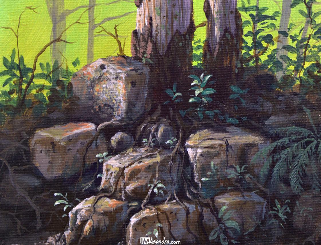 How to Paint Realistic River Bank - Full Step by Step Painting Tutorial in Acrylics 2 How to Paint Realistic River Bank - Full Step by Step Painting Tutorial in Acrylics - Image 2