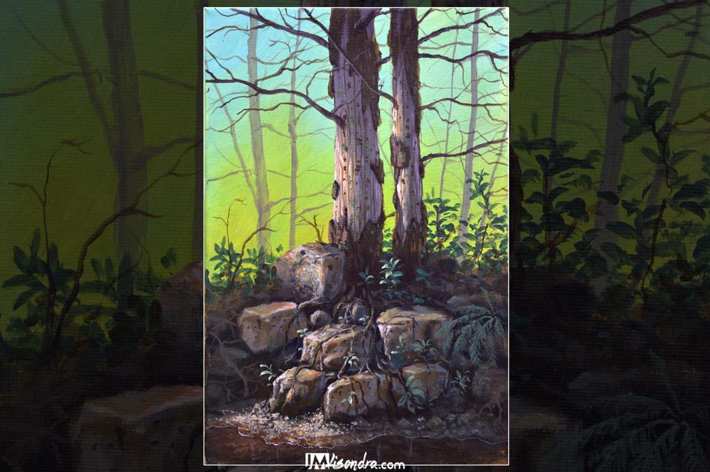 How to Paint Realistic River Bank - Full Step by Step Painting Tutorial in Acrylics 3 How to Paint Realistic River Bank - Full Step by Step Painting Tutorial in Acrylics - Image 3