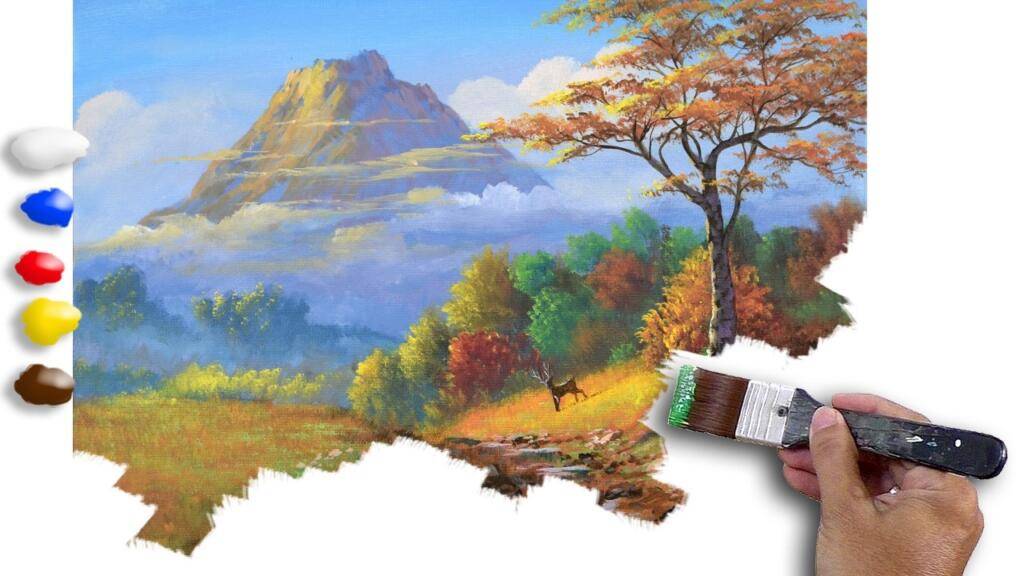 Acrylic Painting Tutorial On How To Paint Shallow River With Acrylic Painting Tutorial On How To Paint Shallow River With