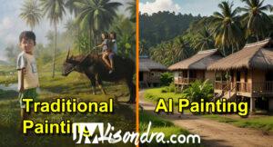 AI Painting vs Traditional Painting: A Creative Showdown