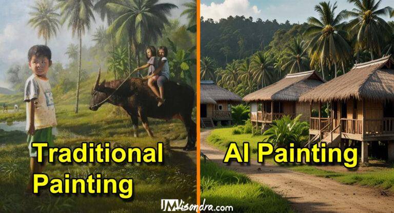 ai painting vs traditional painting