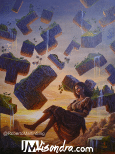 Landscapes Unbound - Painting by Roberto Martin Sing