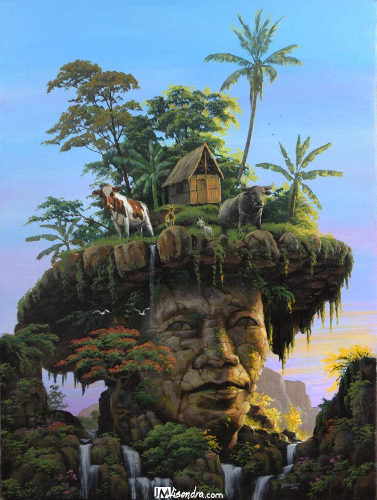 burden of a farmer - Acrylic Painting