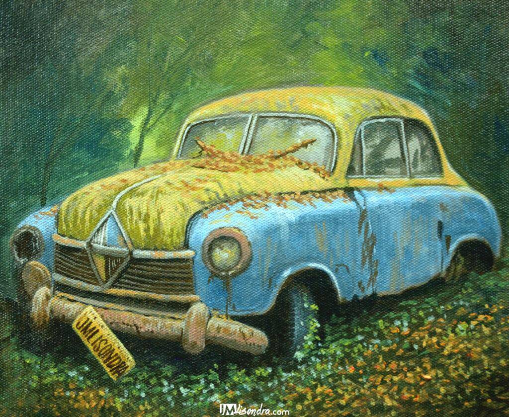 adding details on old vintage car -  basic membership