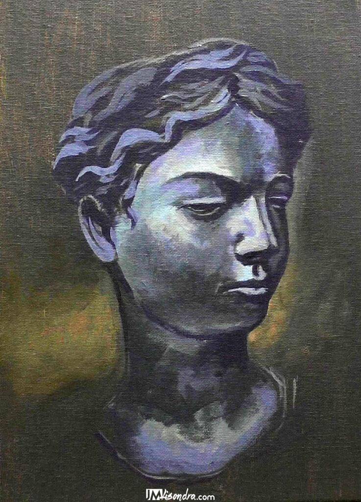 Basic Tutorials for Beginners 8 how to paint basic statue head