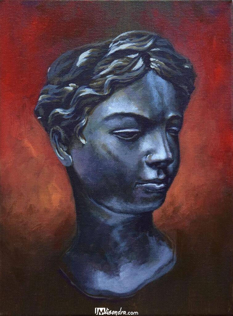 Advanced Painting Tutorials 32 statue head