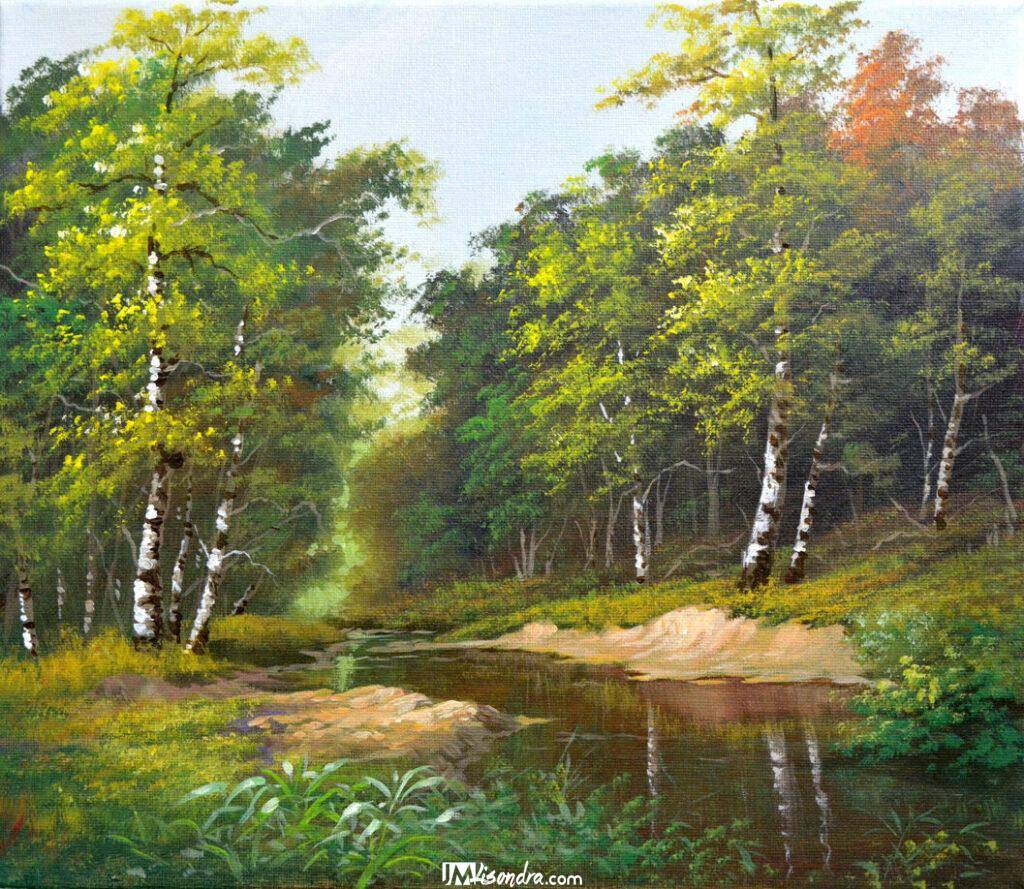 stream to the forest