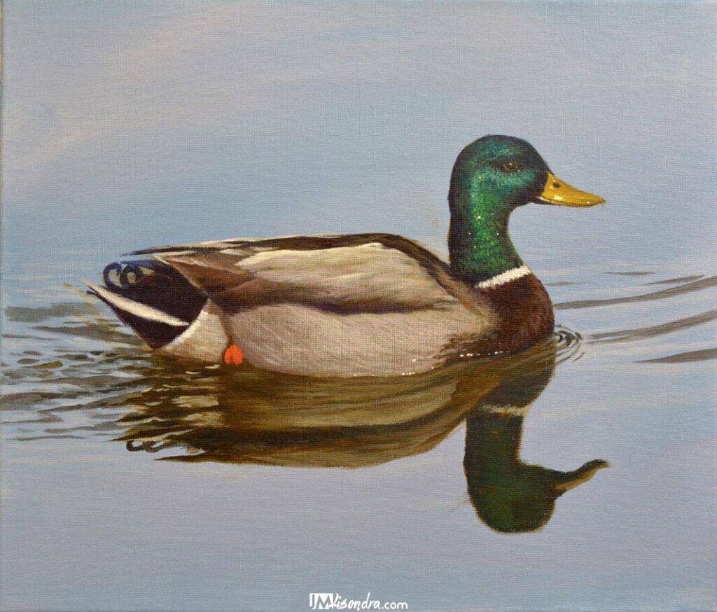 Advanced Painting Tutorials 40 wild duck