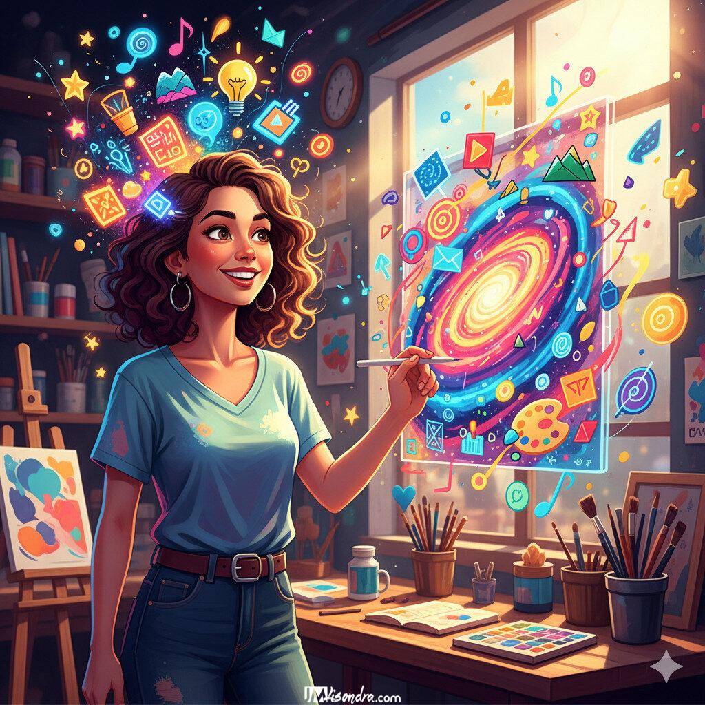 Unstuck: 10 Powerful Ways to Conquer Your Art Block TODAY 1 Unstuck: 10 Powerful Ways to Conquer Your Art Block TODAY - Full of ideas now