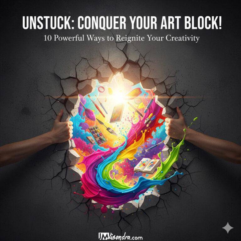 Unstuck: 10 Powerful Ways to Conquer Your Art Block TODAY