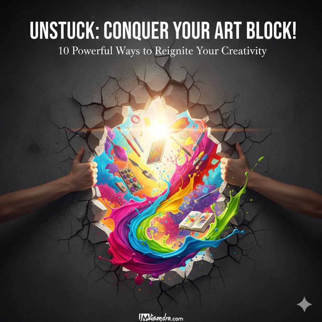 Unstuck: 10 Powerful Ways to Conquer Your Art Block TODAY