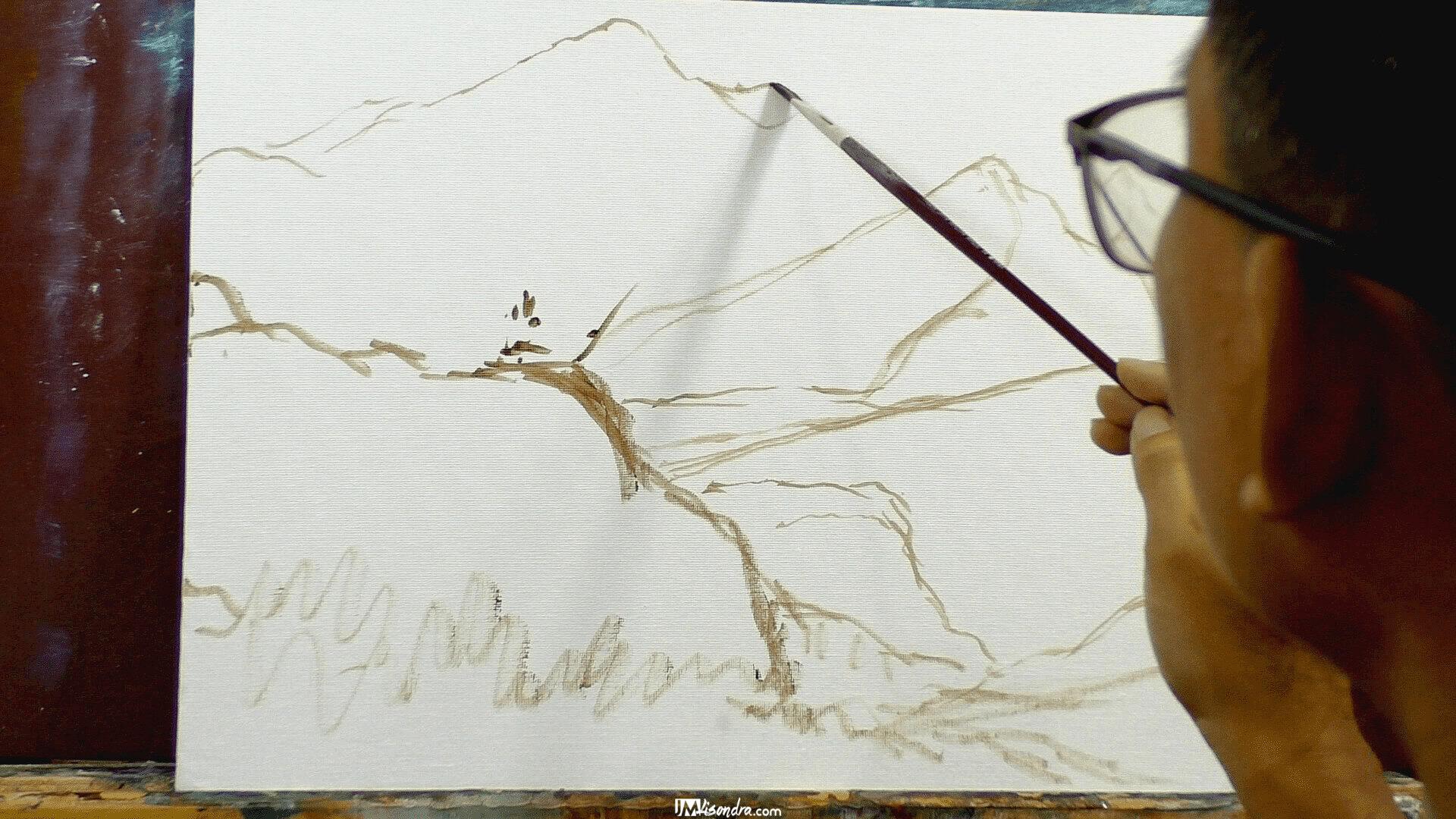 How to Paint Mountain Goat - Full Step by Step Painting Tutorial in Acrylics 2 How to Paint Mountain Goat - Full Step by Step Painting Tutorial in Acrylics - Image 2