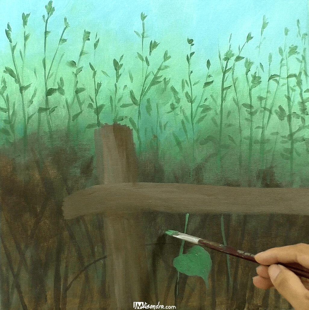 How to Paint Sunflowers on Fence - Full Step by Step Painting Tutorial in Acrylics 4 How to Paint Sunflowers on Fence - Full Step by Step Painting Tutorial in Acrylics - Image 4