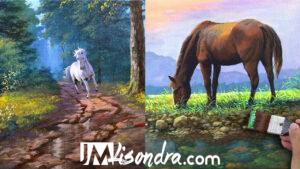 How to Paint Horses: 5 Acrylic Painting Tutorials to Master Equine Art