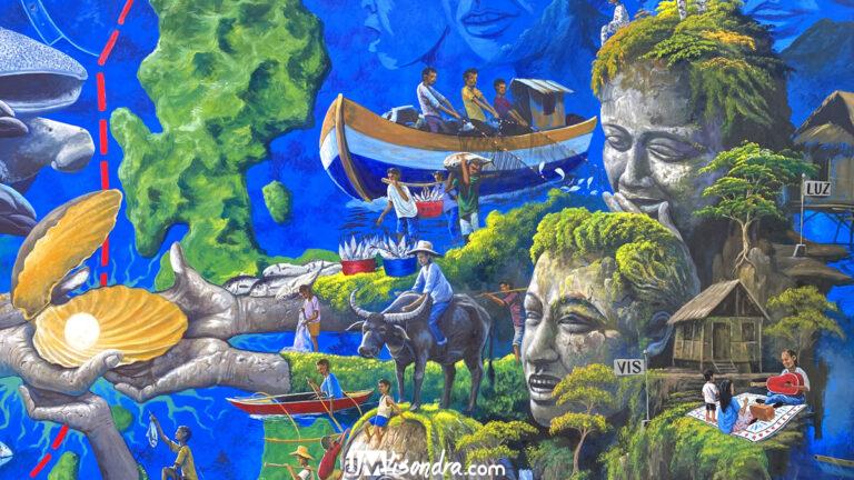 The West Philippine Sea Mural - the fishermen