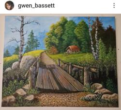 Painting by Gwen Basset Painting by Gwen Basset