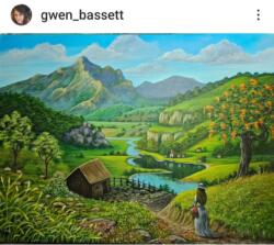 Painting by Gwen Basset Painting by Gwen Basset