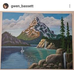 Painting by Gwen Basset Painting by Gwen Basset