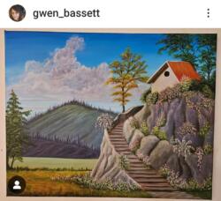 Painting by Gwen Basset Painting by Gwen Basset