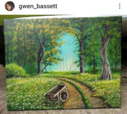 Painting by Gwen Basset Painting by Gwen Basset