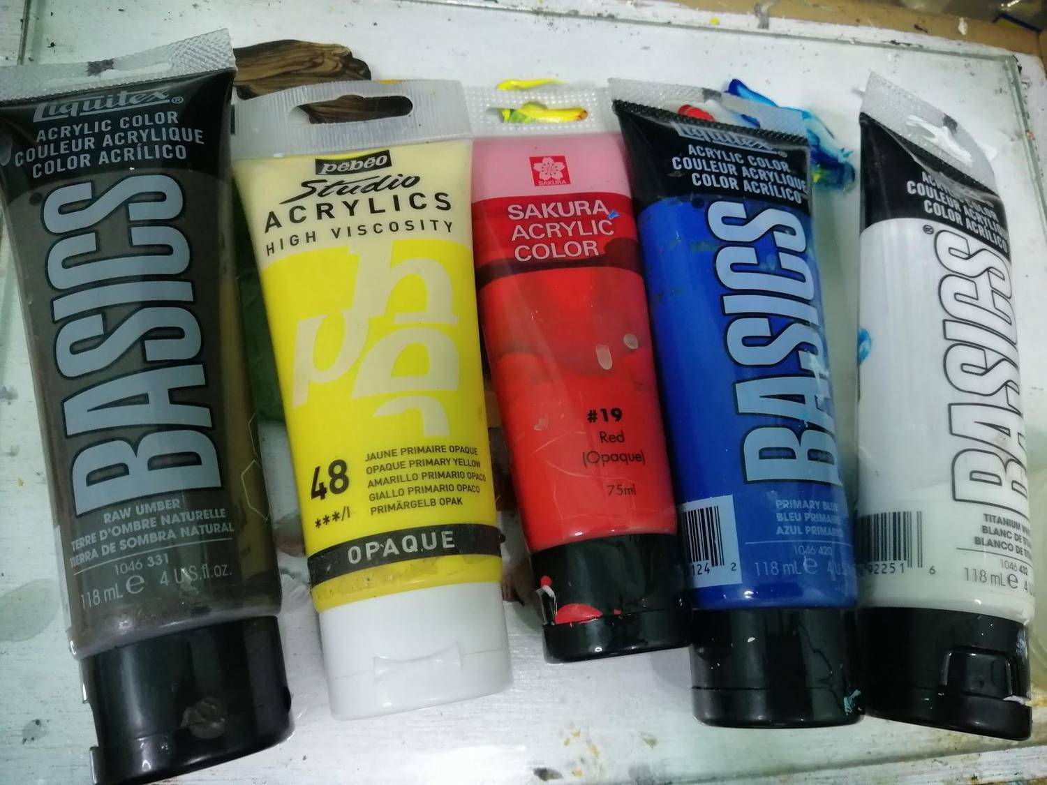 my acrylic paints